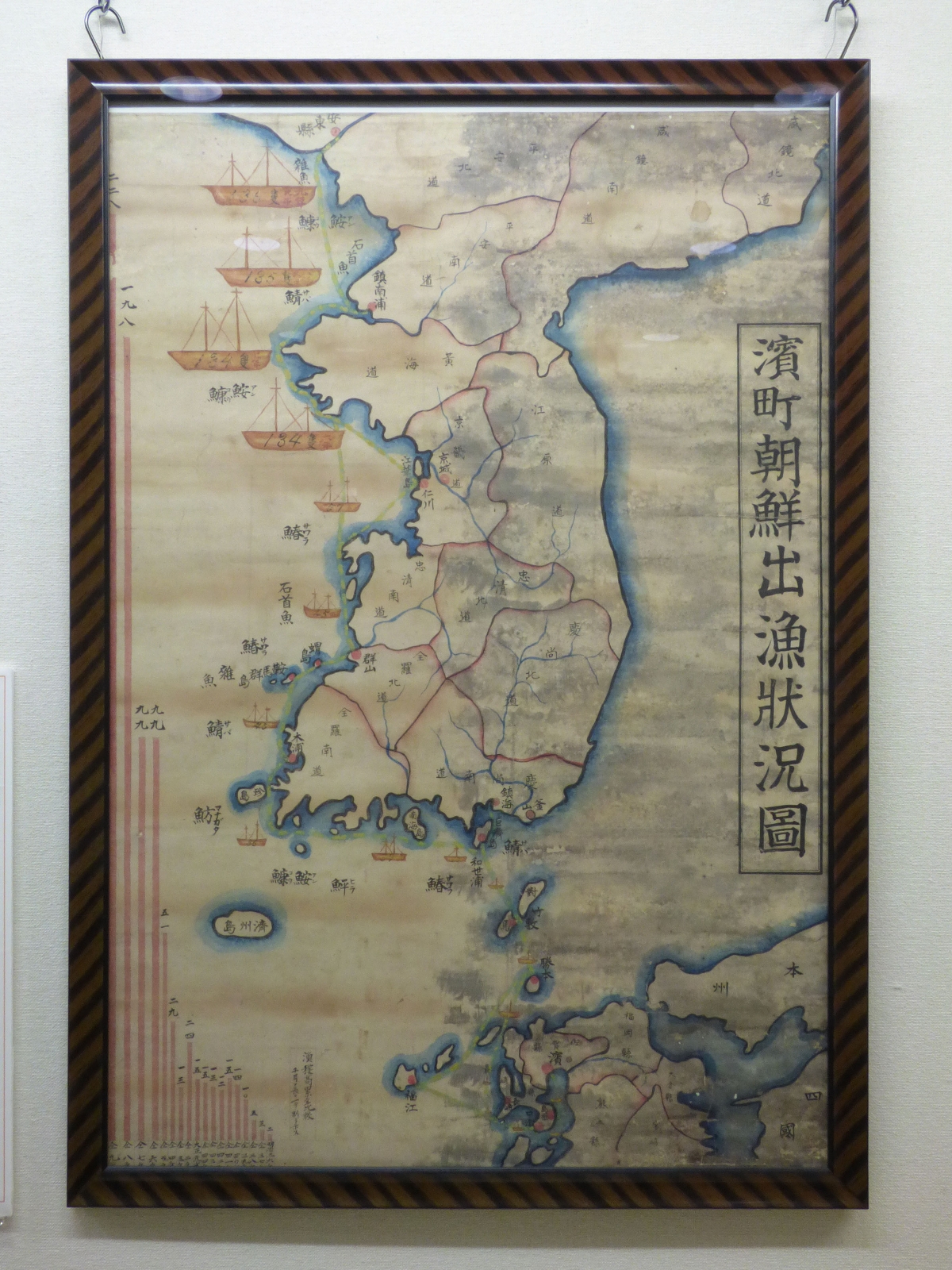 朝鮮出漁状況図