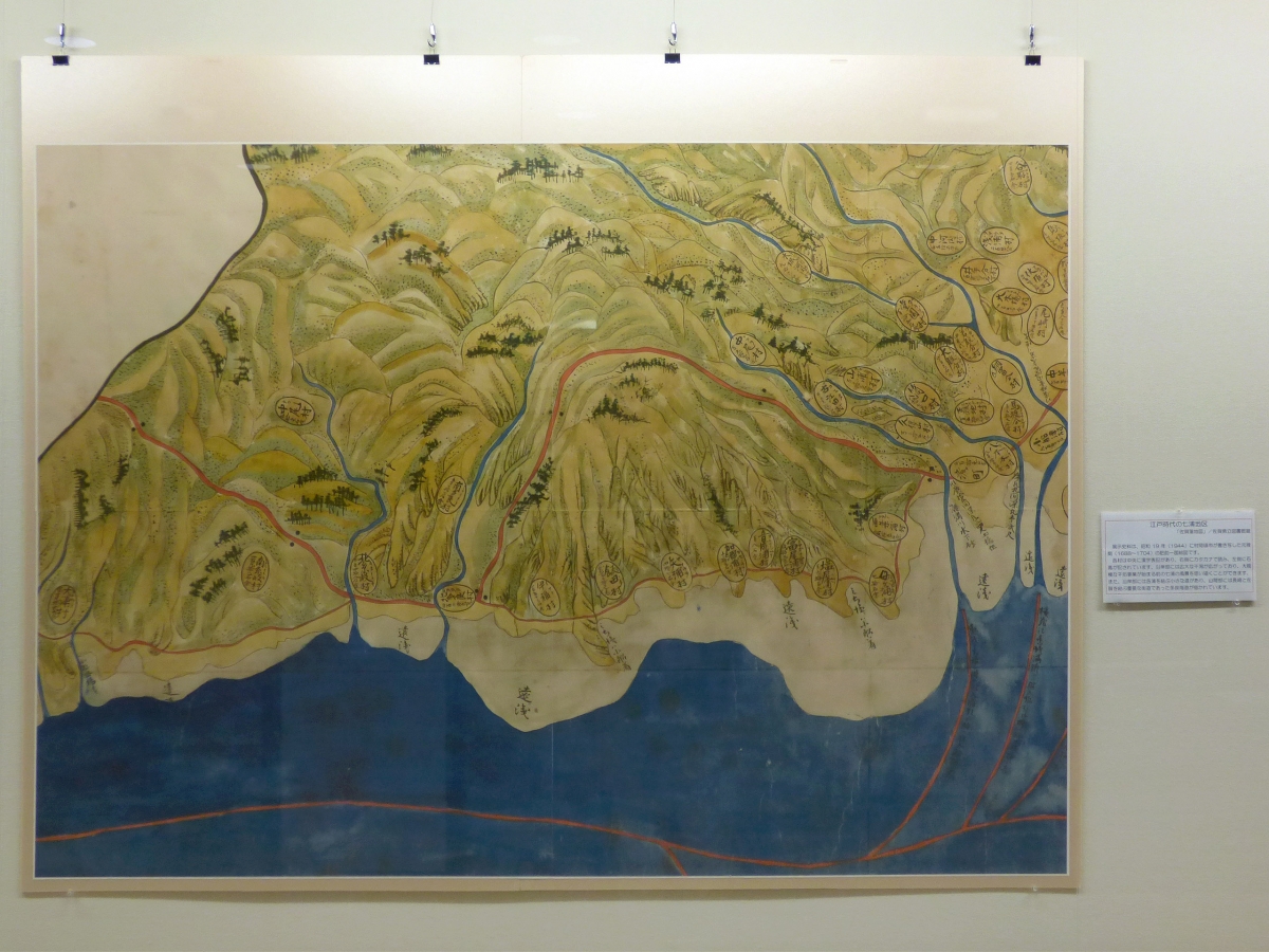 江戸時代の七浦地区の地図